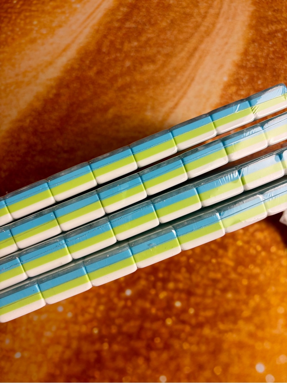 New Aqua Pearl Back Coastal Mahjong Tiles 🌊🩵🐚 & Dice - Picture 7 of 7